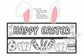 DIY Easter Bunny Hat Printable Kids activity